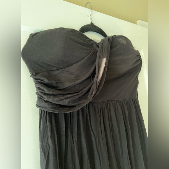 Strapless Black Maxi Dress - Picture 5 of 5